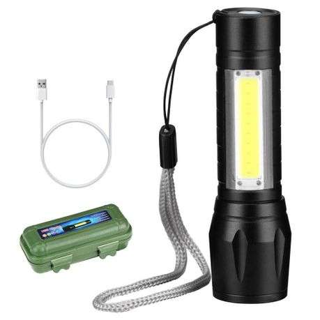 USB Rechargeable Mini Torch with Zoom Function / Stock from 6 Pcs