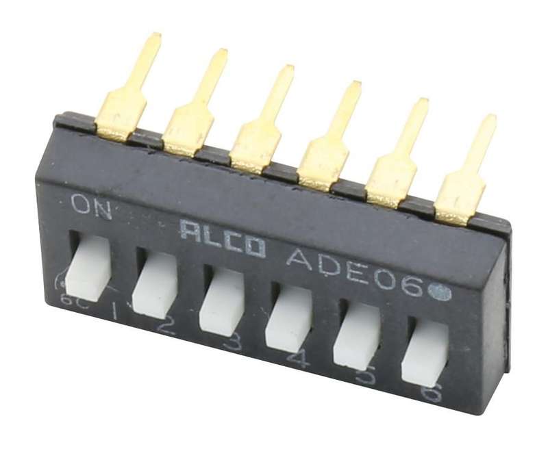 Alcoswitch (1825360-4.) DIP / SIP Switch, SPST, 24 V, 100 mA