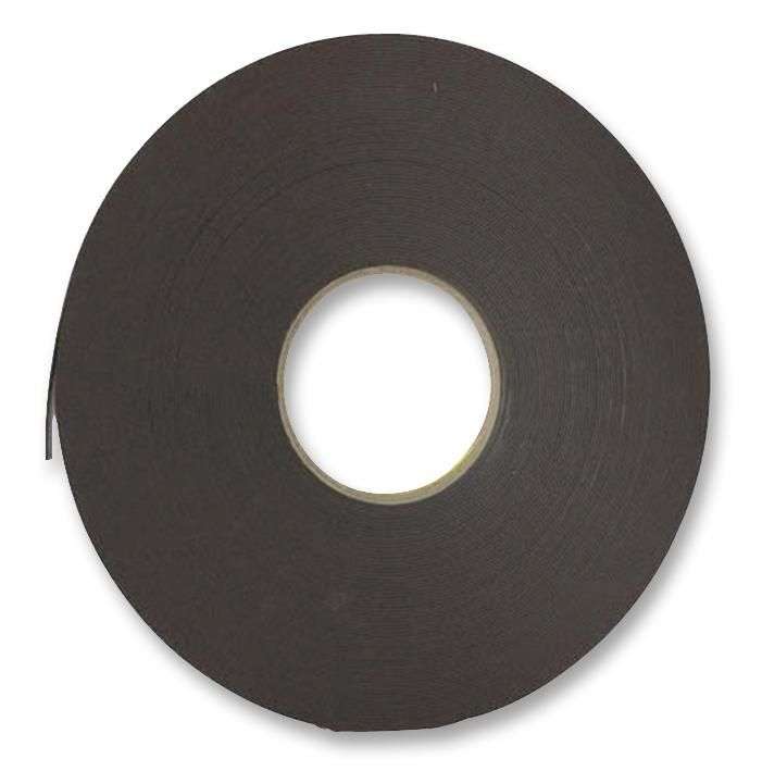 3M (5952F) Foam Tape, Double Sided, Acrylic, Black, 25 mm x 33 m