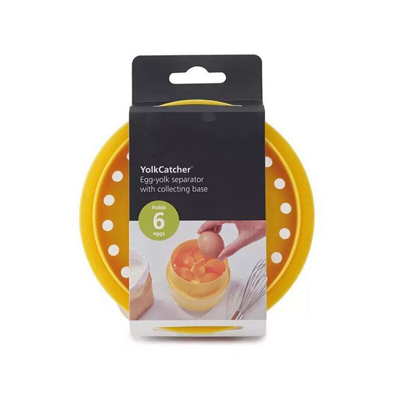 Egg Yolk Catcher Yolk Seperator with collecting base - Holds 6 Eggs