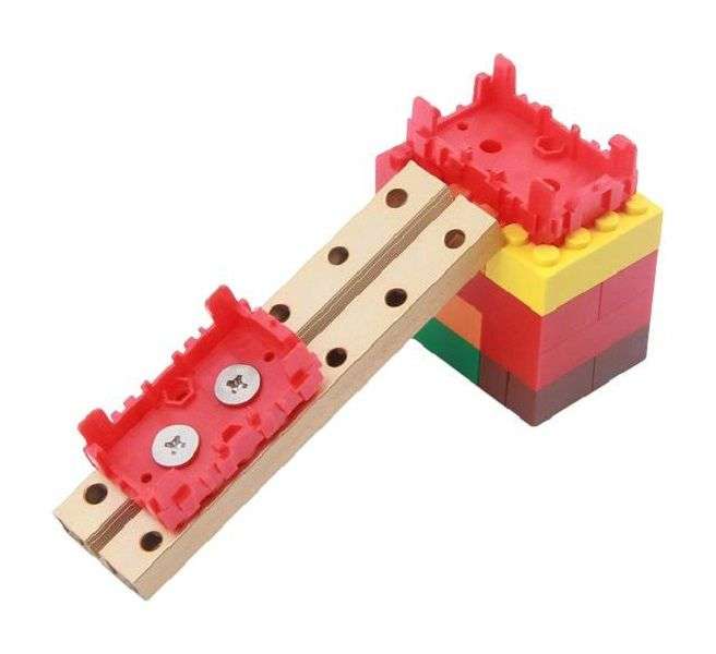 Seeed Studio (110070024) Red Wrapper, 1x2, 4/Pack, Grove Modules