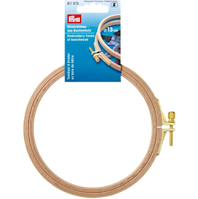 Prym Quilt / Embroidery Frame beech wood with screw Various Sizes