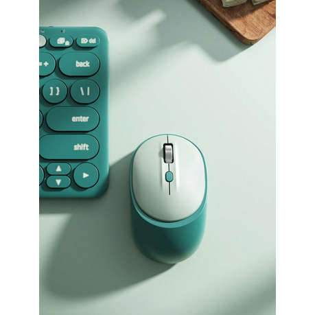 Wireless 1600 DPI Ultra Fast Mouse With Silent Click Operation - Green