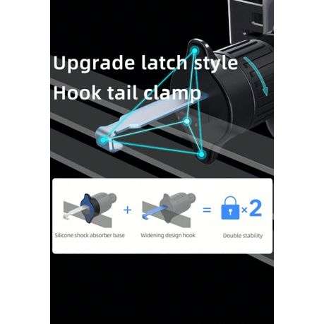 LENOVO - Phone Mount for Car Vent With Upgraded Clip - Black