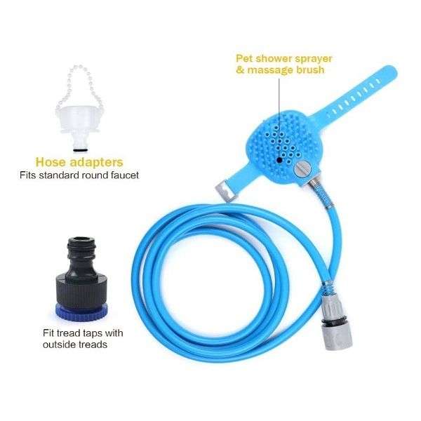 Multi-functional Pet Bathing Scrubber & Water Sprayer