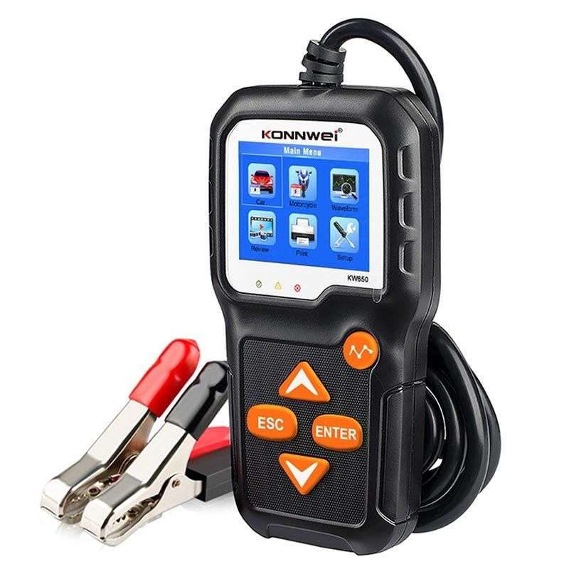 Konnwei KW650 Motorcycle & Car Battery Tester