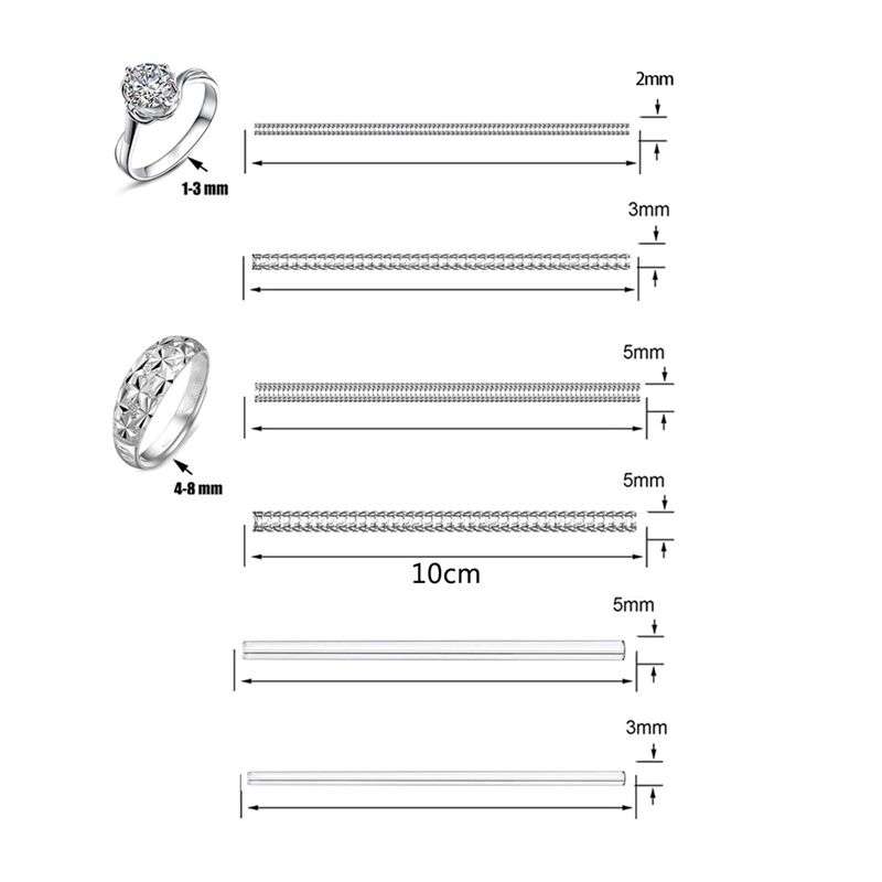 Ring Size Adjuster for Loose Ring Clear Silicone Ring Guard