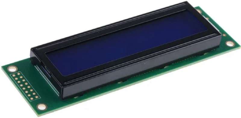 Midas (MC22005A6W-BNMLW-V2) Alphanumeric LCD, 20 x 2, White on Blue, 5V