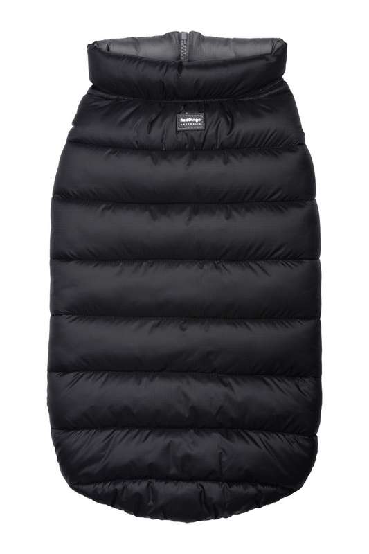 Red Dingo Neo-Fit Reversible Puffer Jacket - 55cm. Black-Grey