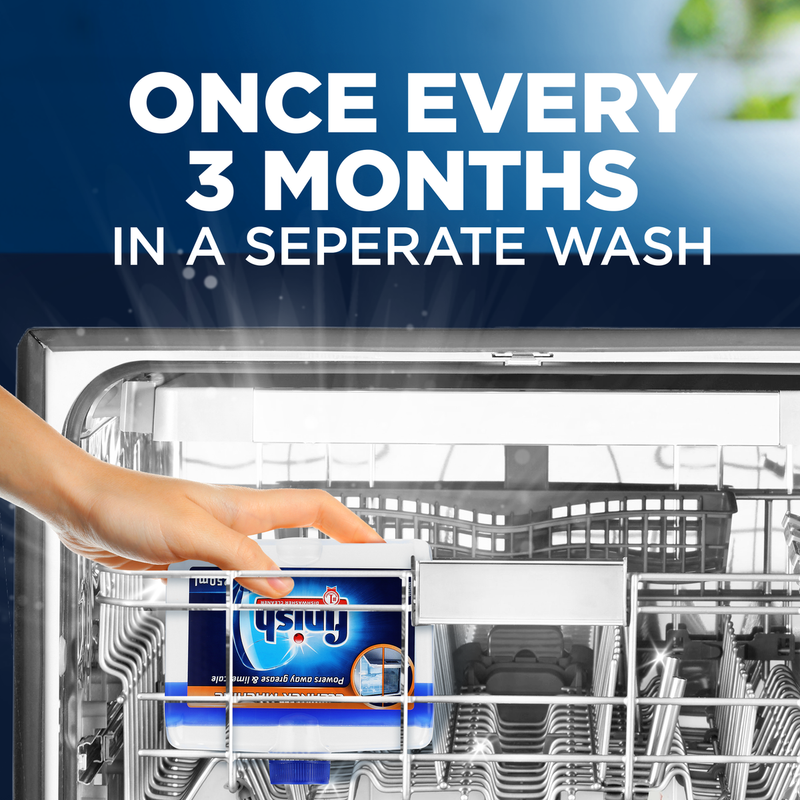 Finish 250ml, Auto Dishwasher Machine Cleaner, 1 Wash