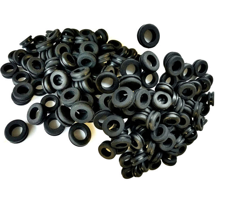 Multicomp Pro (PV44 GROMMET PK 100) Grommet, Open, 8 mm, PVC