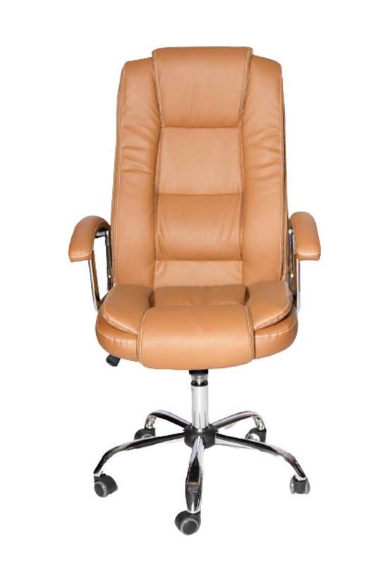 Office Chairs - Executive Swivel PU Leather Midback - Brown