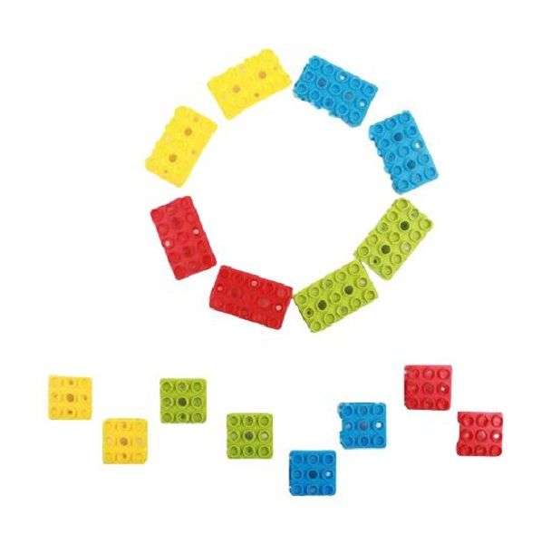 Seeed Studio (110070025) Yellow Wrapper, 1x2, 4 Pack, ABS