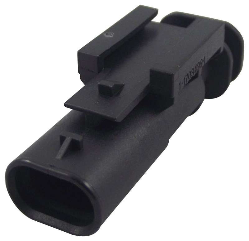 TE Connectivity (1-1703498-1) Connector Housing, MCON 1.2, Plug, 2 Ways,