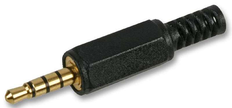 Pro Signal (PSG01696) Phone Audio Connector, 4 Contacts, Plug, 3.5 mm
