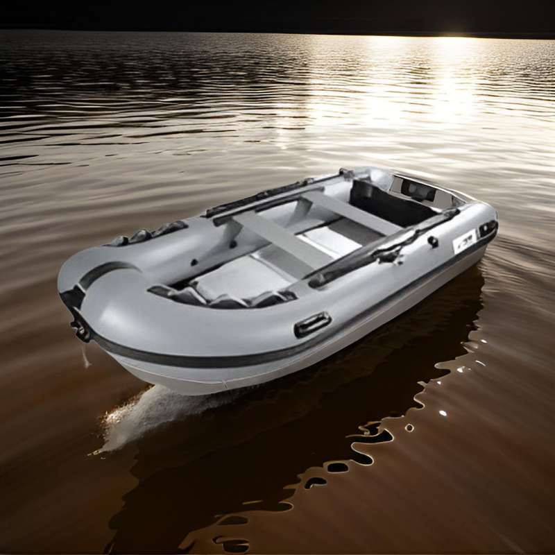 3.3m Inflatable Boat With Leather Padding And Water-Resistant Base