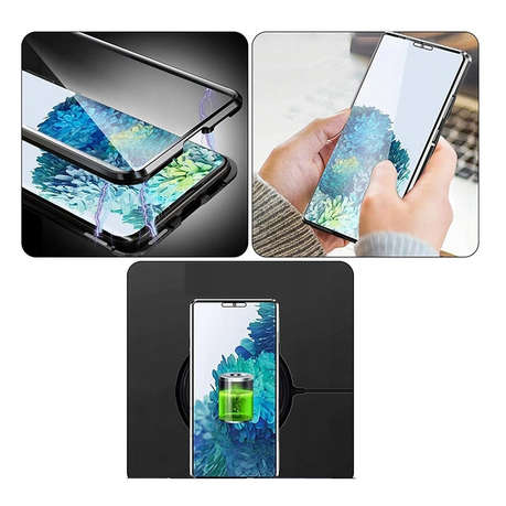 360 Magnetic Case for Samsung Galaxy S23 Plus - Silver