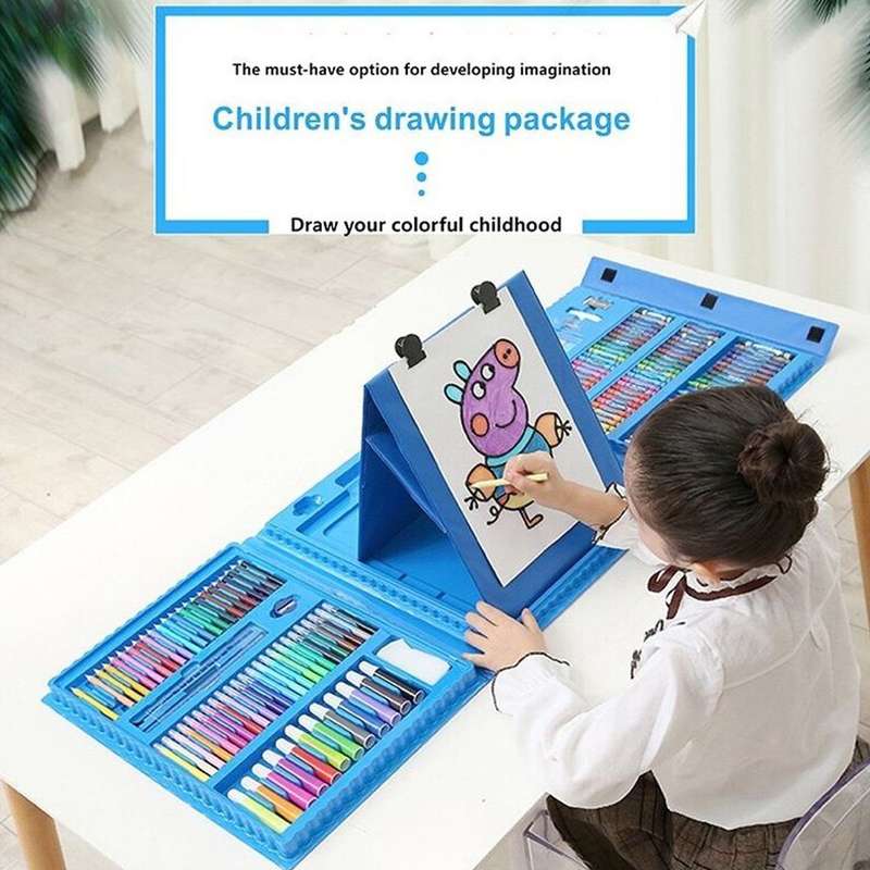 Mega 208 Piece Art Set Blue