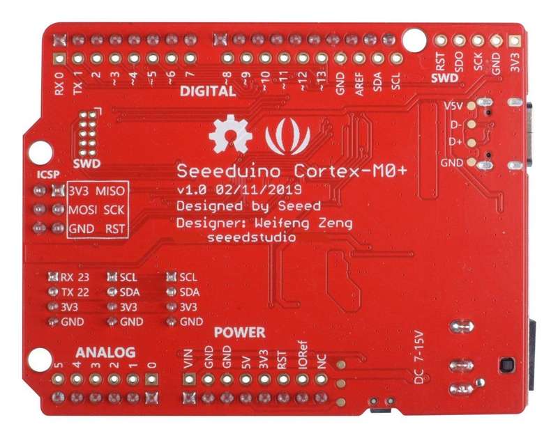 Seeed Studio (102010248) Development Board, ATSAMD21, 32bit, ARM Cortex-M0+