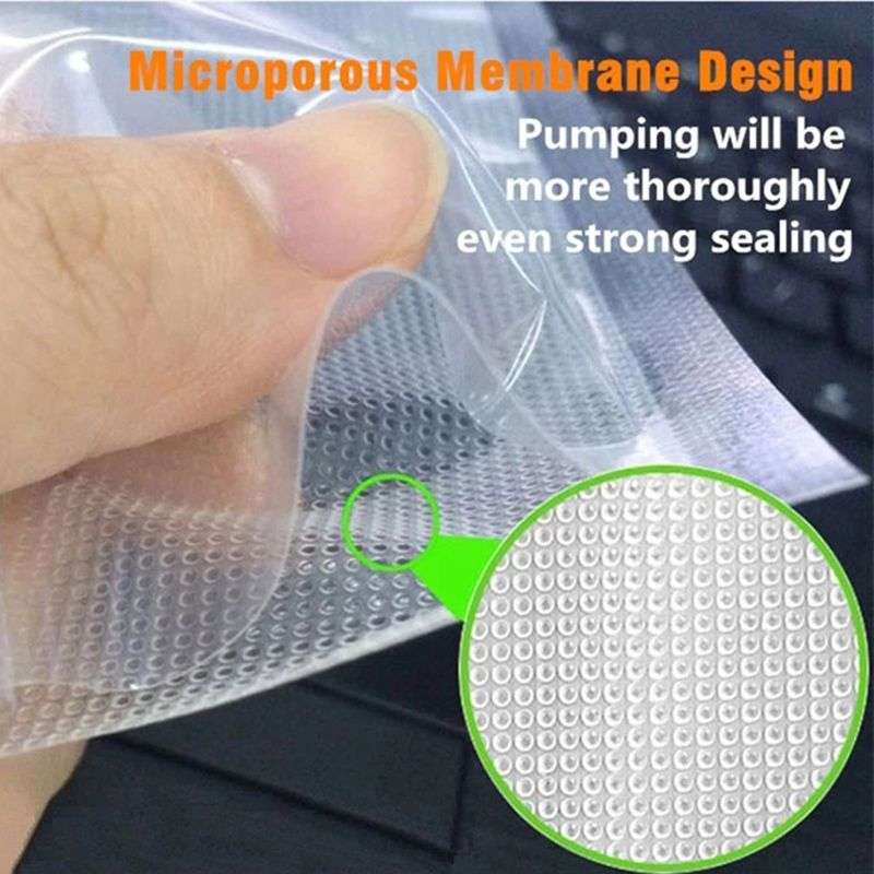 100 Piece Vacuum Sealer Freezer Storage Machine Bags Embossed Food Saver - 20*30cm