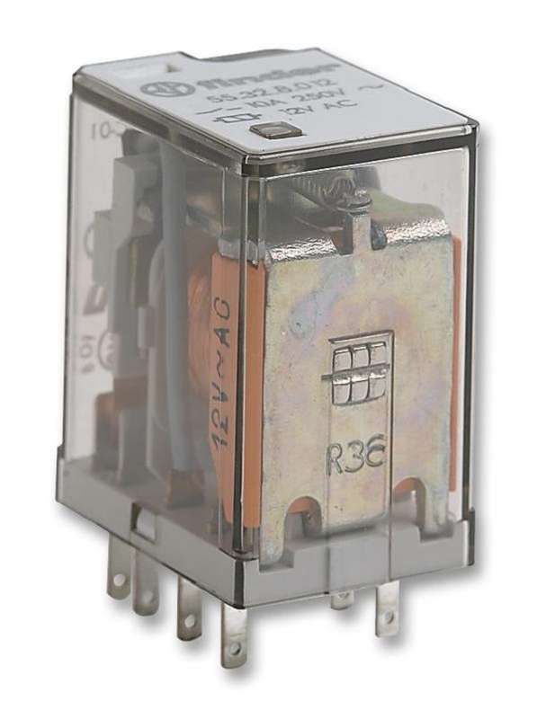 Finder (55.32.8.230.0000) General Purpose Relay, Power, 230 VAC, 10 A