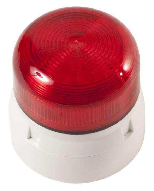Klaxon (QBS-0002) Beacon, Xenon, Red, Flashing, 3W, 110VAC