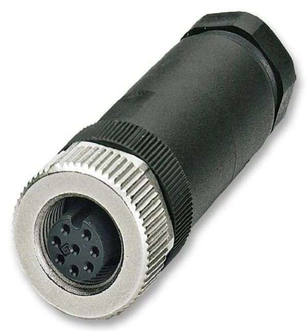 Phoenix Contact (SACC-M12FS-8CON-PG9-M) Sensor Connector, M12, Female