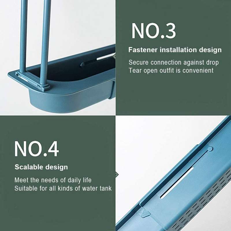 Sink Shelf For Convenient Storage - Blue