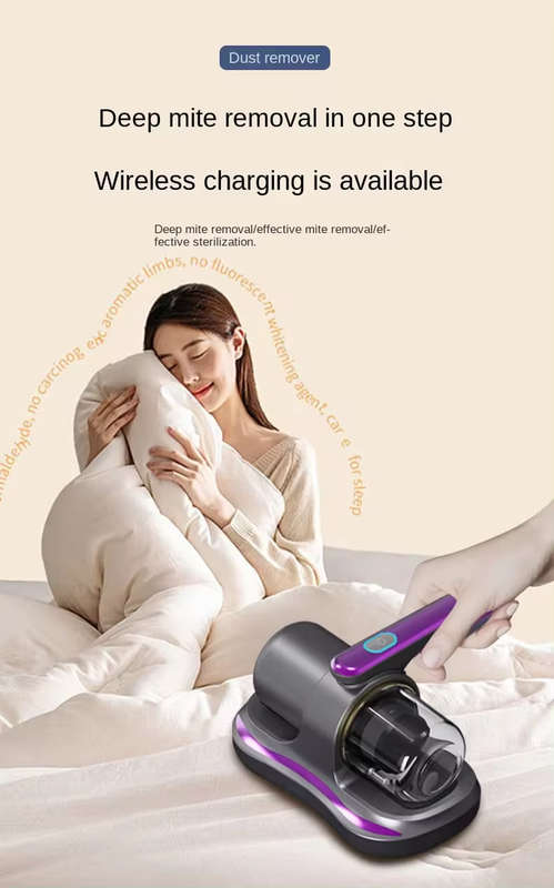Rechargeable Handheld Household Portable Dust Mite Vacuum Cleaner