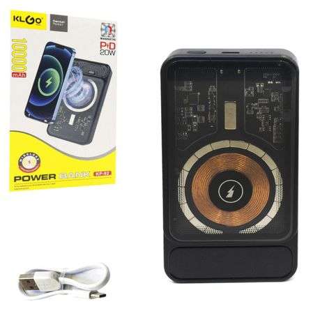 KLGO Magnetic Wireless Charging Power Bank KP-92