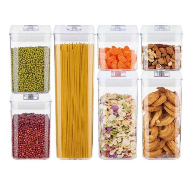 Food Containers - Set of 7 Airtight Sealed