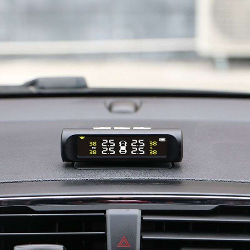 Advanced Solar Tire Pressure Monitoring System with Automatic Alert