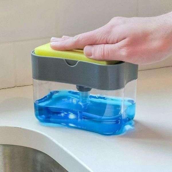 Soap pump and Sponge caddy