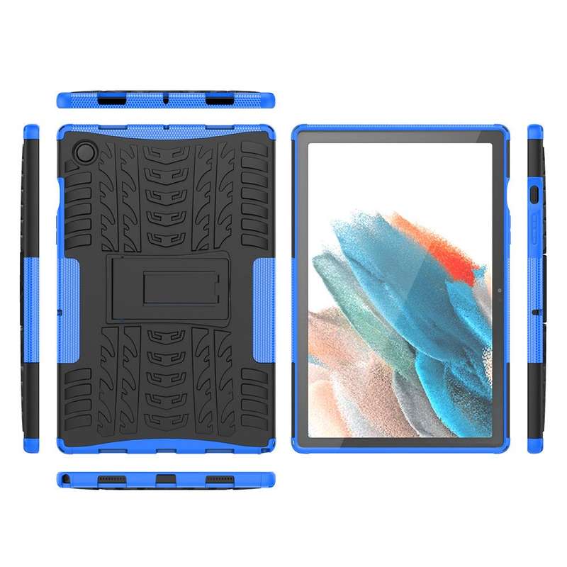 Rugged Hard Cover Stand for Samsung Tab A8 10.5 (2021) - Blue