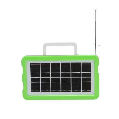 Portable Solar Lighting System with Radio