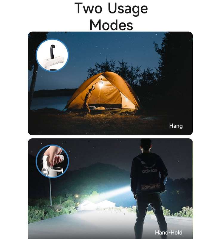 Portable emergency rechargeable lamp