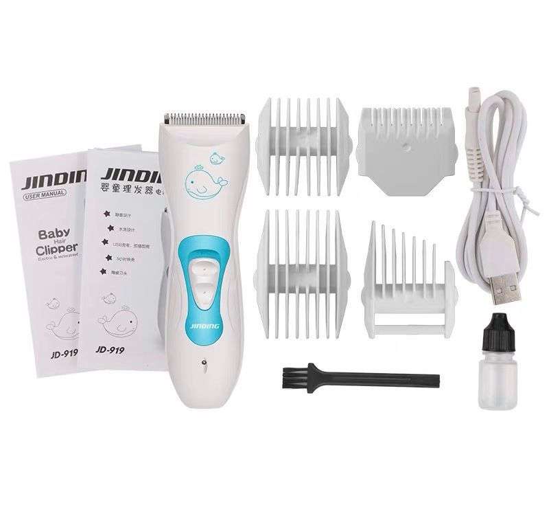 Waterproof Rechargeable Baby Hair Clipper
