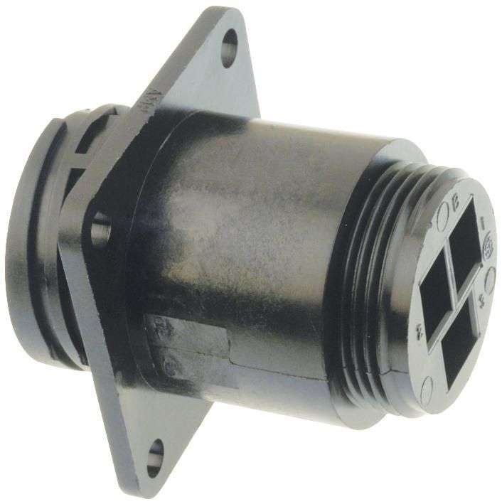 TE Connectivity (206036-2) Circular Connector, Receptacle, 3 Contacts