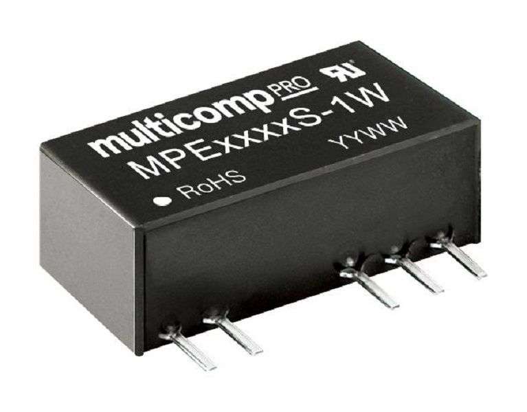 Multicomp Pro (MPE1203S-1W) Isolated Through Hole DC/DC Converter, ITE