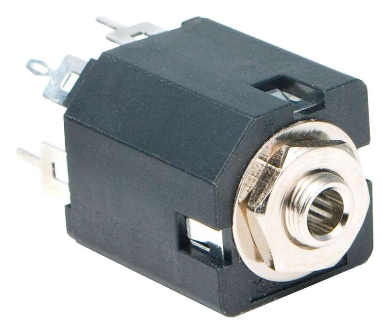 Amphenol (ACJSMV353) Phone Audio Connector, Stereo, 3.5mm, 3 Contacts