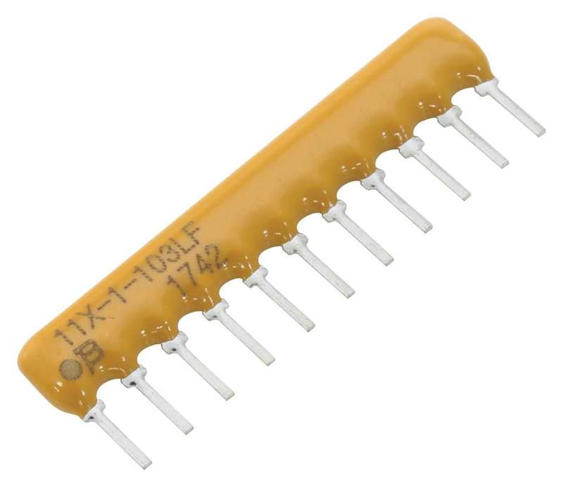 Bourns (4611X-101-103LF) Fixed Network Resistor, 10 kohm, Bussed