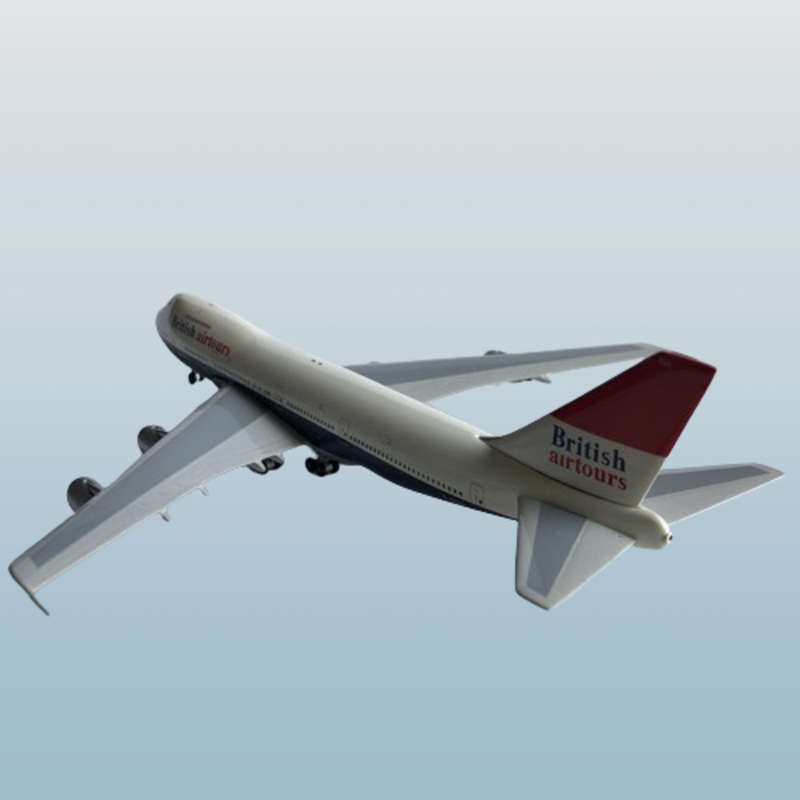 1:400 Scale, British Airways(British Air tours), Boeing 747, Display Model.