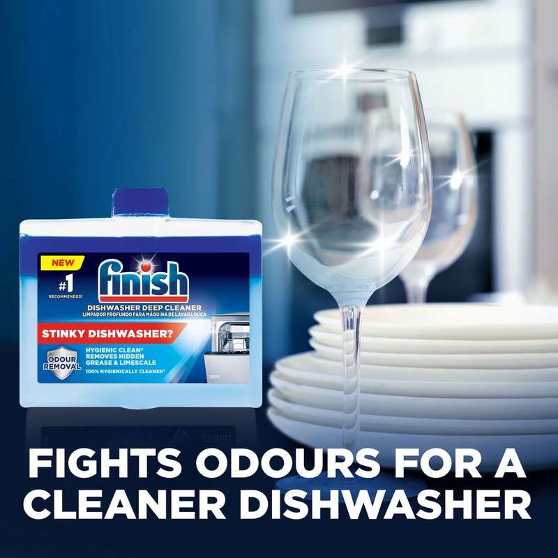 Finish 250ml, Auto Dishwasher Machine Cleaner, 1 Wash