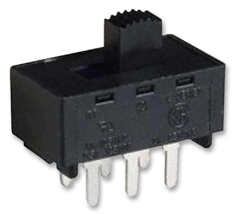 C&K COMPONENTS (L202011MS02Q) Slide Switch, DPDT, On-Off, Through Hole