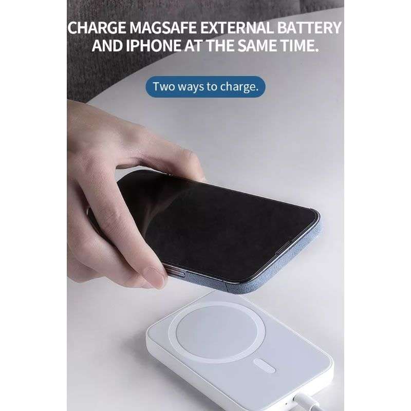 Wireless Portable PowerBank For iPhones - Magnetic Quick Charging