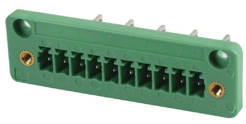 Phoenix Contact (DFK-MC 1,5/10-GF-3,81) Terminal Block, Header, 3.81 mm