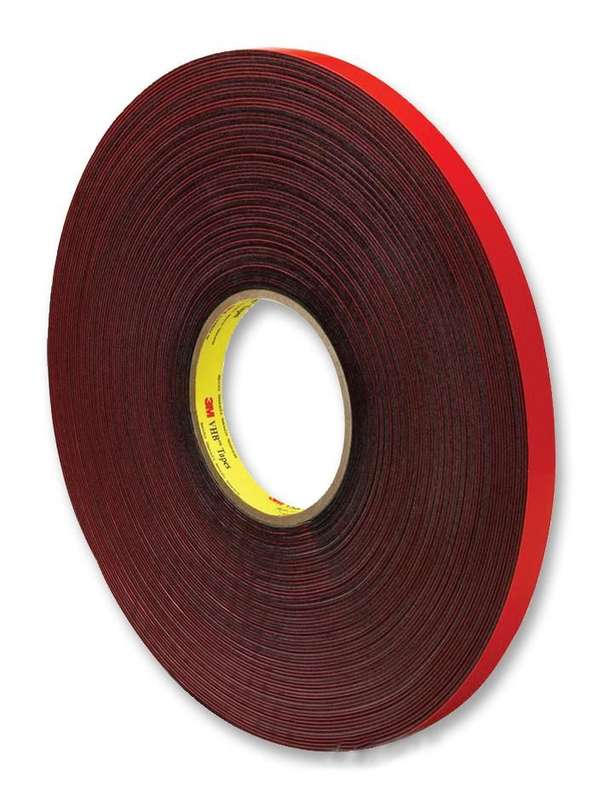 3M (4611 19MM) Foam Tape, Double Sided, 19.05 mm x 32.9 m
