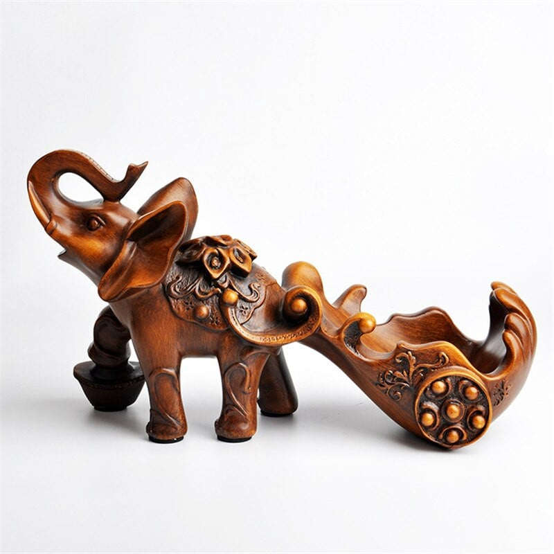 Elephant Wine Rack Resin