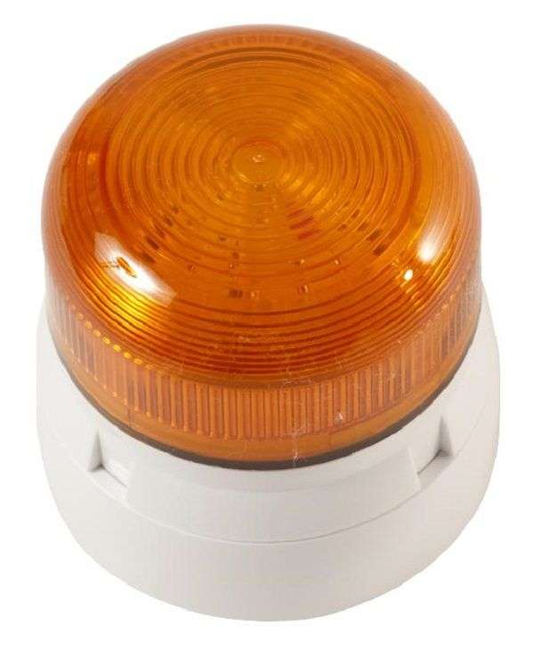 Klaxon (QBS-0018) Beacon, Xenon, Orange, Flashing, 3W, 230VAC