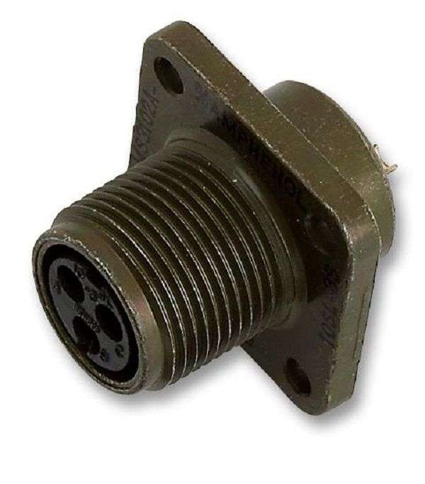 Amphenol (MS3102A-18-1S) Circular Connector, 10 Contacts, Solder Socket